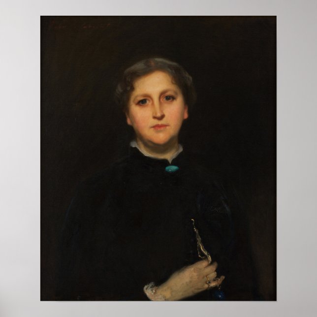 Poster Sargent - Retrato Da Sra. Raphael Pumpelly (Frente)