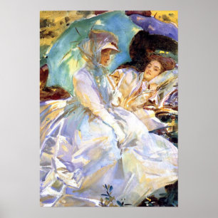 Poster Sargent - Simplon Pass. Leitura 1911