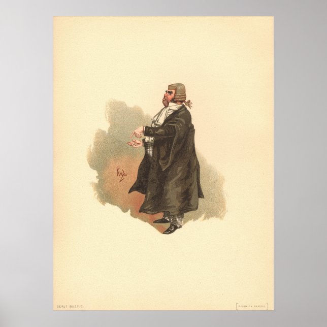 Poster Sargento Buzfuz de Kyd Dickens The Pickwick Papers (Frente)
