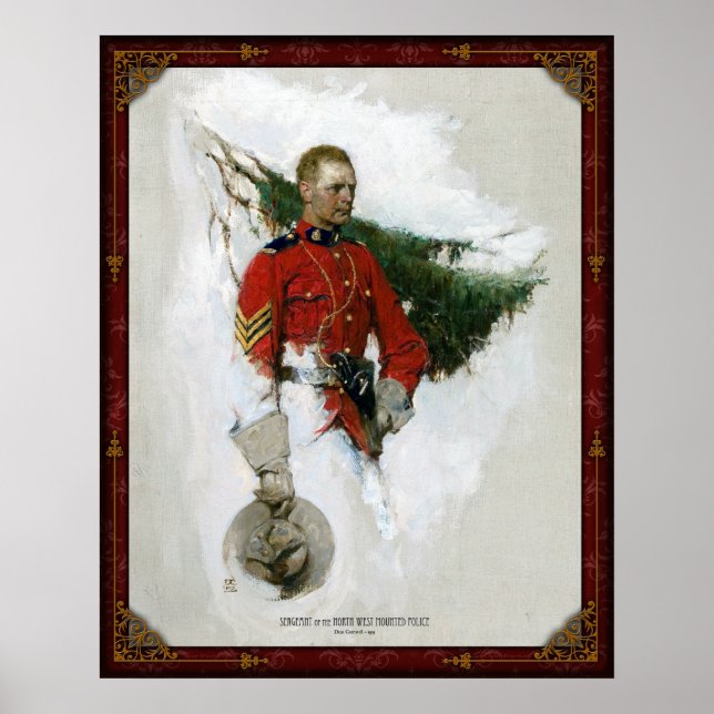 Poster Sargento da Polícia Montada do Noroeste - 1919 (Frente)