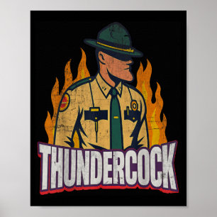 Poster Sargento Oficial Cius Thunder Bodycam Meme Engraça
