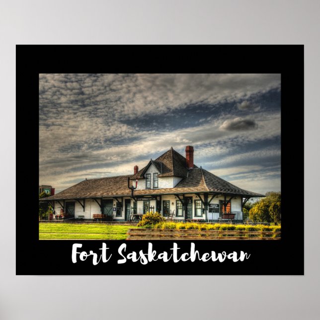 Poster Saskatchewan Fort Scenic (Frente)