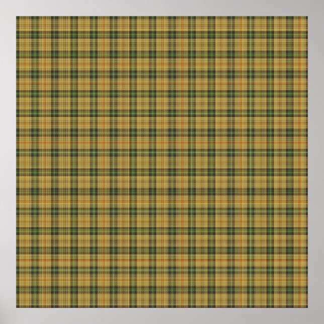 Poster Saskatchewan tartan (Frente)
