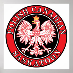 Pôster Saskatoon Polska Eagle Polonês