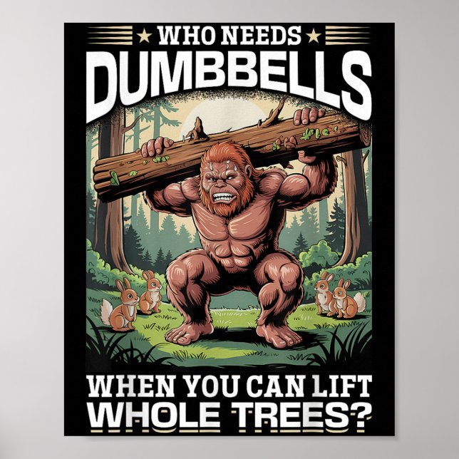 Poster Sasquatch Bigfoot (Frente)