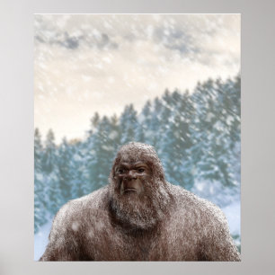POSTER SASQUATCH III DA NEVE DE NATAL