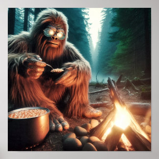 Poster Sasquatch no Campfire