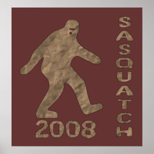 Poster Sasquatch para o presidente