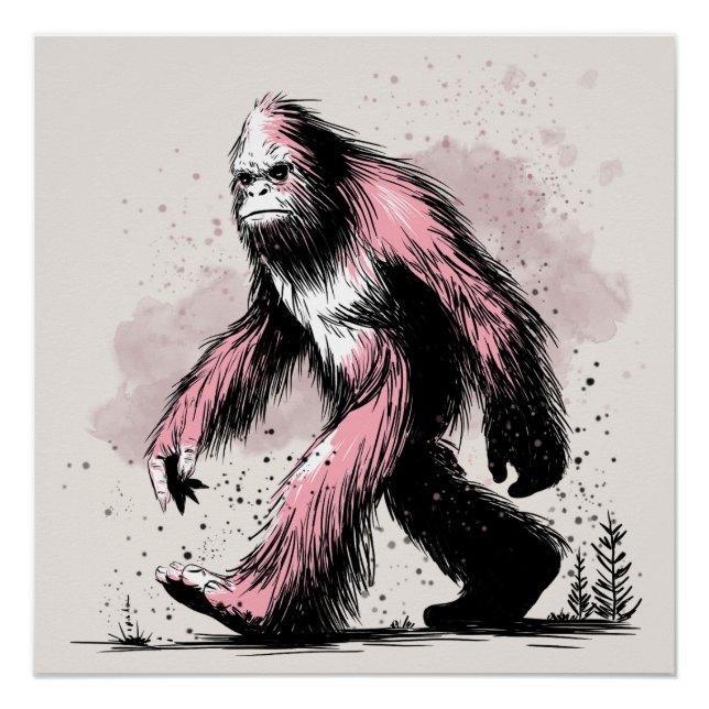 Pôster Sasquatch Pé Grande  (Frente)