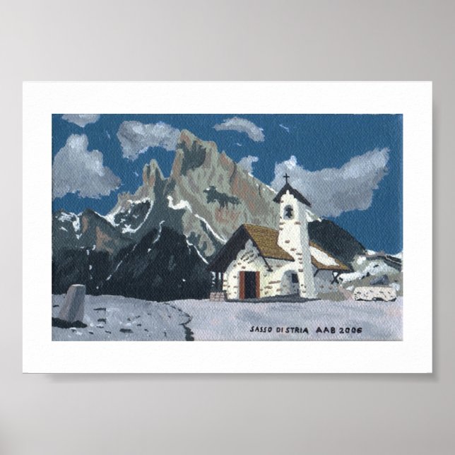 Poster Sasso di Stria (Frente)