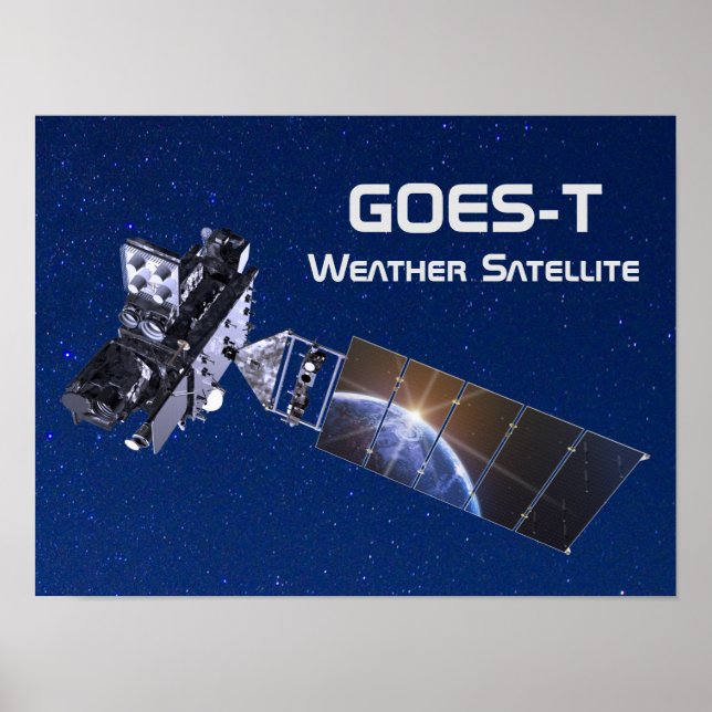 Poster Satélite Meteorológico GOES-T (Frente)