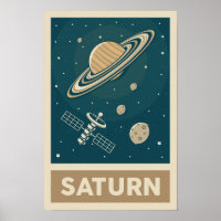 Satélite Saturn Retro Galaxy