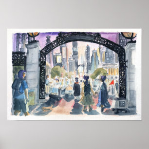 Poster Sather Gate, algum tempo no futuro