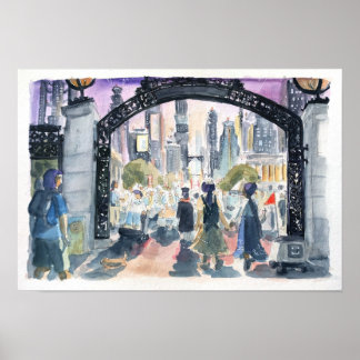 Poster Sather Gate, algum tempo no futuro