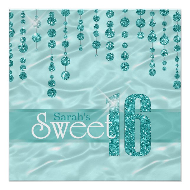 Pôster Satin Jewel Sweet, 16.ª ID Teal260 (Frente)