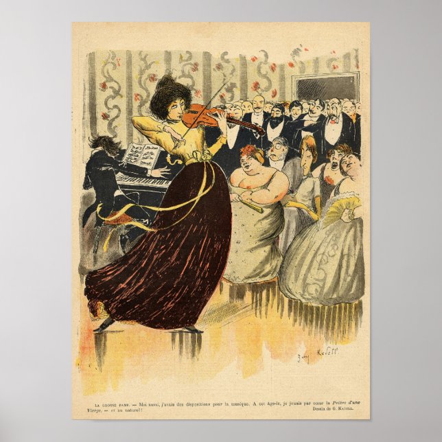 Poster Sátira de um salão (Frente)