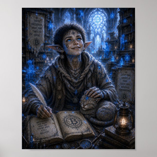 Poster Satisfação / Zelador / Biblioteca Sagrada (Frente)