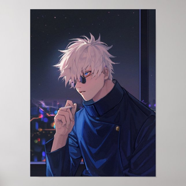 Poster Satoru Gojo (Frente)