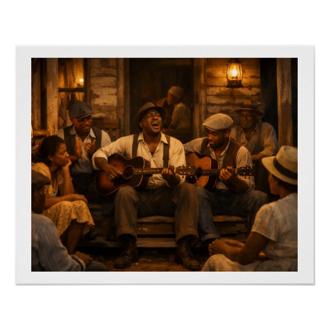 Pôster Saturday Night Porch Light Blues (Frente)