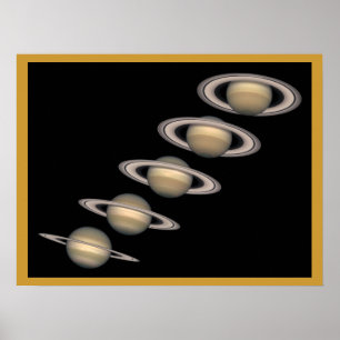 Poster Saturn e anéis