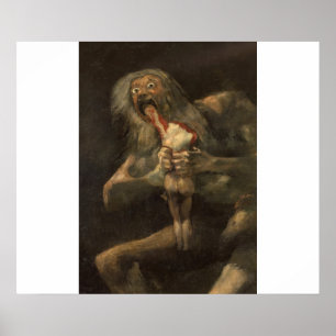 Poster Saturno devorando a su hijo francisco de goya