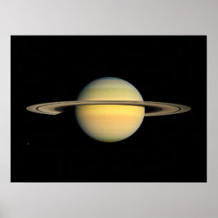 Poster Saturno durante o Equinócio