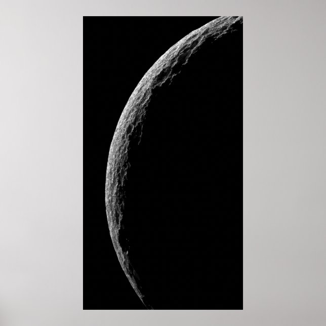 Pôster Saturn's moon Tethys (Frente)