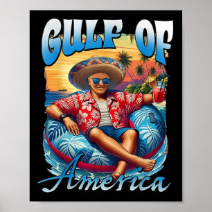 Poster Saudação Calma Do Golfo Da América Patrio