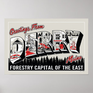 Poster Saudação De Derry Maine