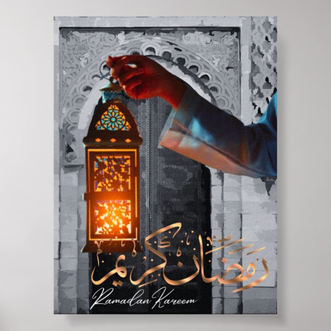 Poster Saudação de Ramadan (Frente)