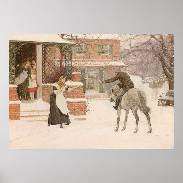 Pôster Saudação do Carteiro por Robert Walker Macbeth (Frente)