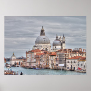 Pôster Saudação do della de Santa Maria, Veneza Italia