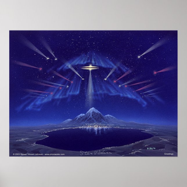 Pôster Saudações (Frente)