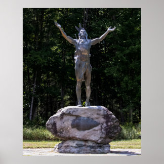 Poster Saudações ao Estátua do Nascer do Sol