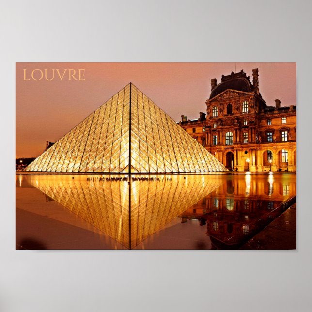 Poster Saudações de Louvre (Frente)