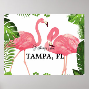 Poster Saudações de Tampa, Flórida