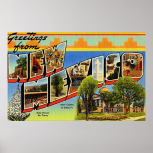 Poster Saudações Do Novo México
