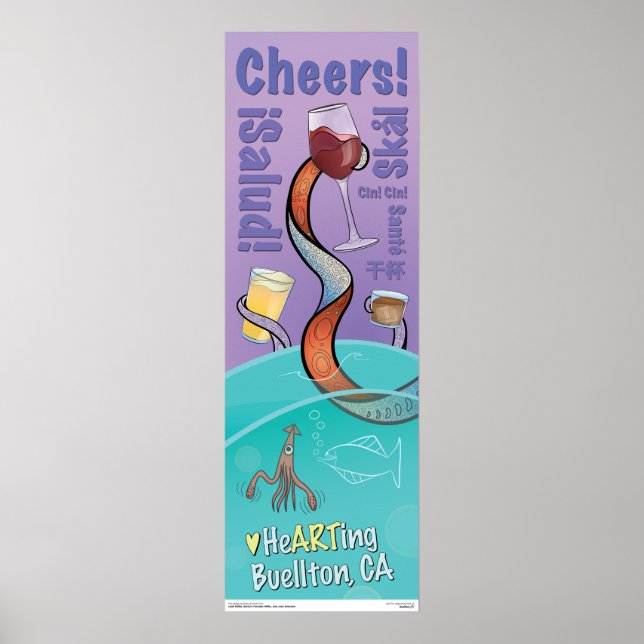 Poster - Saúde! - Buellton.Art (Frente)