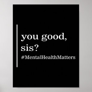 Poster Saúde da Terapia Mental Boa Sis Consciência Mental