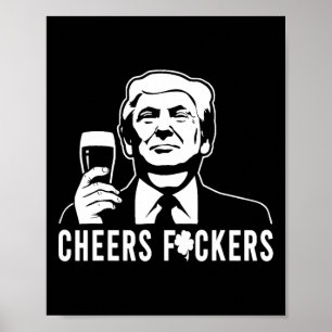 Poster Saúde Donald Trump Dia de São Patrício Saúde Ers