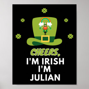 Poster Saúde Eu Sou Irlandês Eu Sou Julian