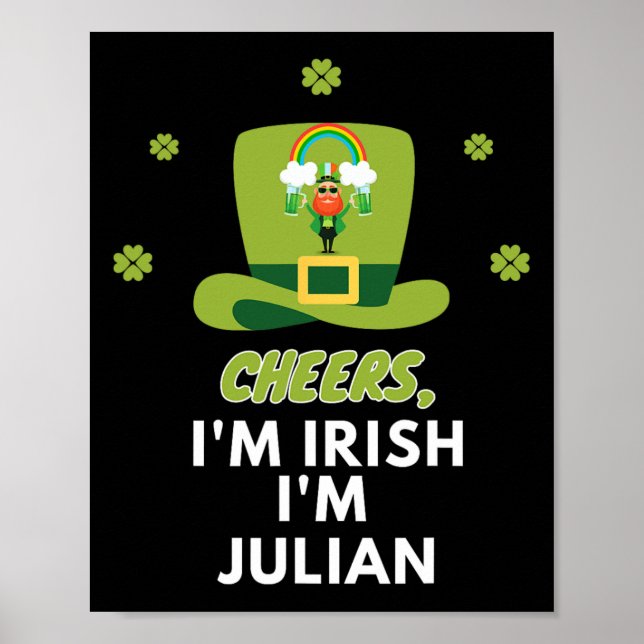 Poster Saúde Eu Sou Irlandês Eu Sou Julian  (Frente)