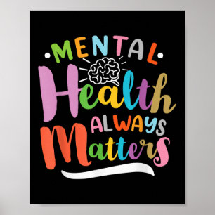Poster Saúde Mental A Terapêutica Sempre S Sensibilização