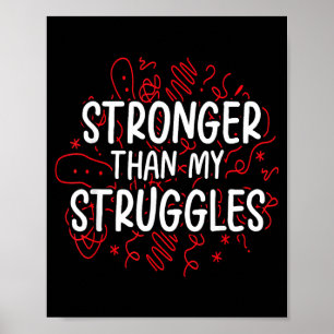 Poster Saúde Mental Depressão Positividade Ansiedade