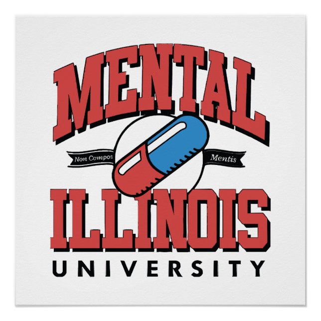 Pôster Saúde Mental Divertida (Frente)