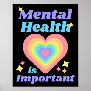 Poster Saúde Mental É Importante Sensibilização Inspiraci