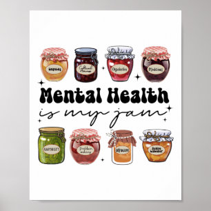 Poster Saúde Mental É Minha Paixão Psicólogo Saúde Mental