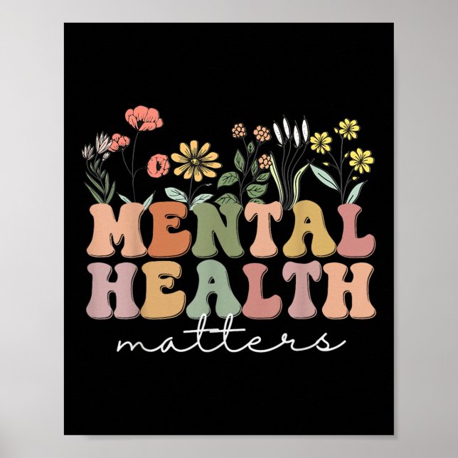 Poster Saúde Mental E Sensibilização Para A Doença Cerebr (Frente)