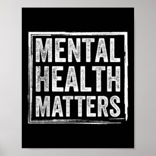 Poster Saúde Mental E Sensibilização Para A Saúde Mental 