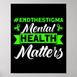 Poster Saúde Mental Problemas de Saúde Mental Awaren